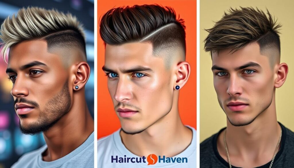 Adventurous short hair cuts for men