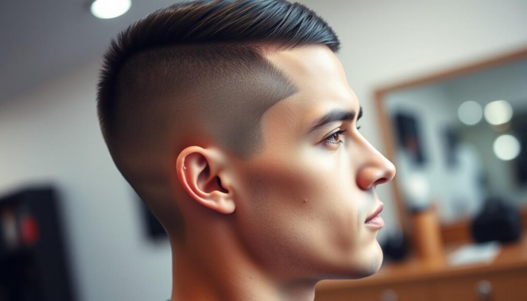 Buzz Cut for Men with Straight Hair