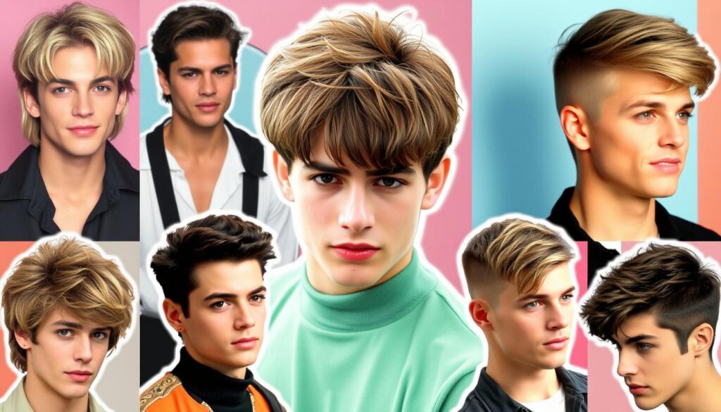 Celebrity 90s Male Hairstyles