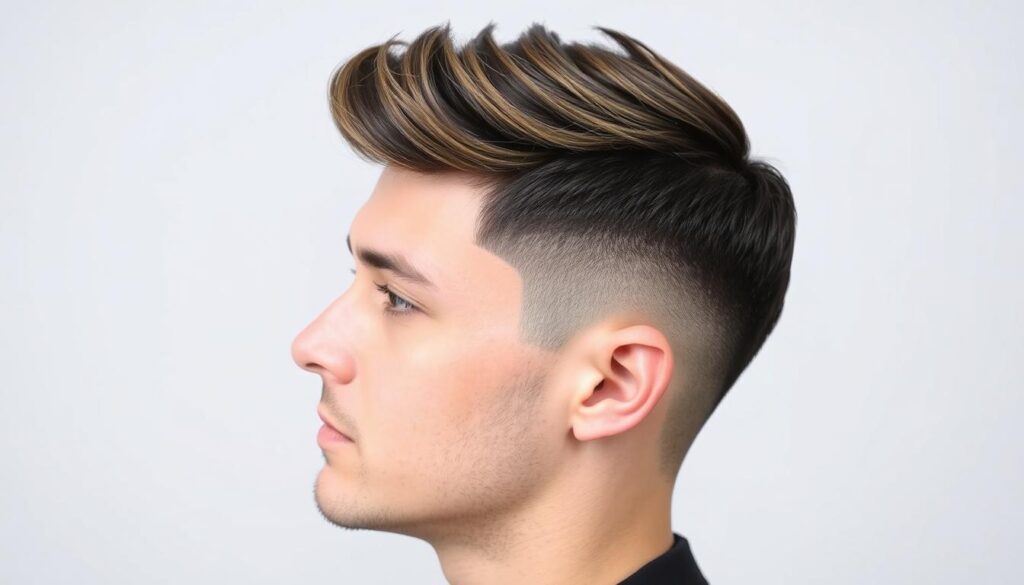 French crop haircut for men with straight hair