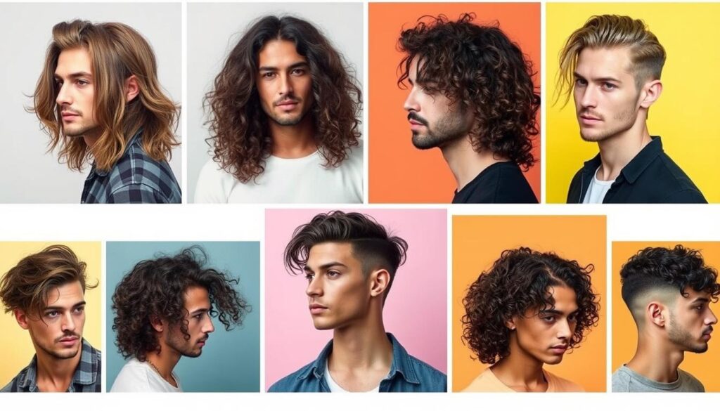 men's haircut styles for long hair