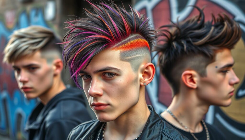 Edgy hairstyles for white boys