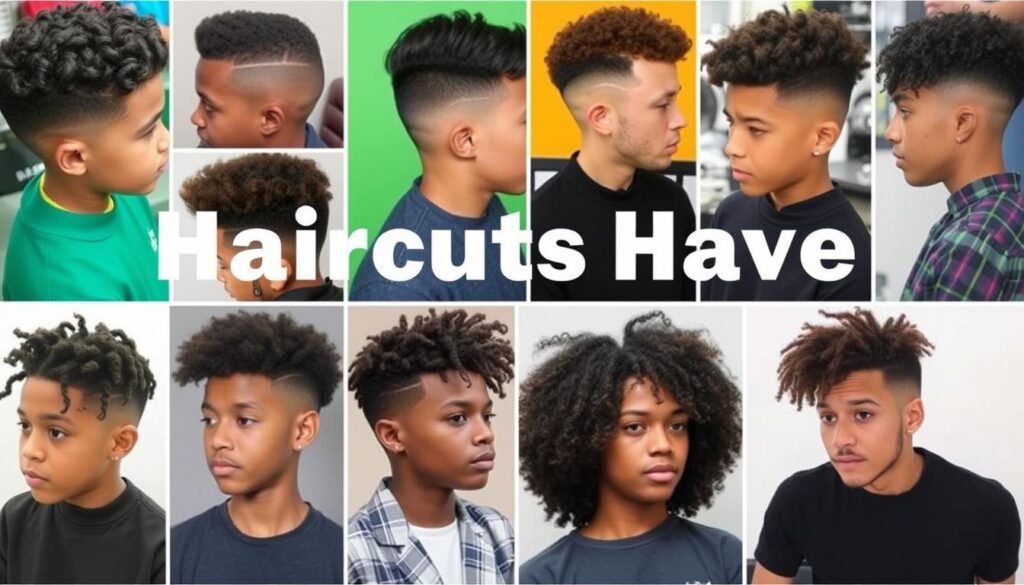 Haircut styles for boys with curly hair