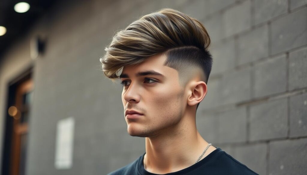 Long top undercut styles