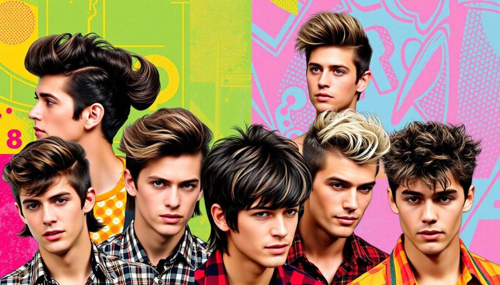 Men's Hair Fashion from the 1980s