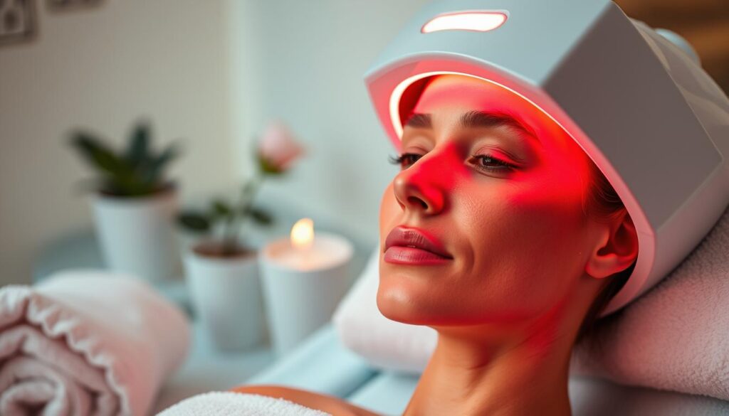 Red light therapy anti-aging effects