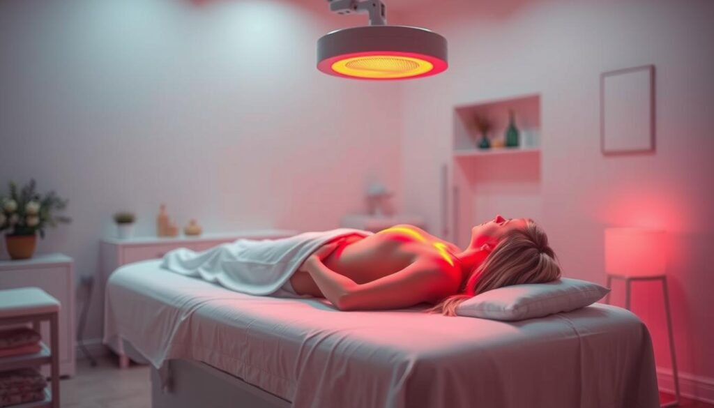 Red light therapy for pain relief