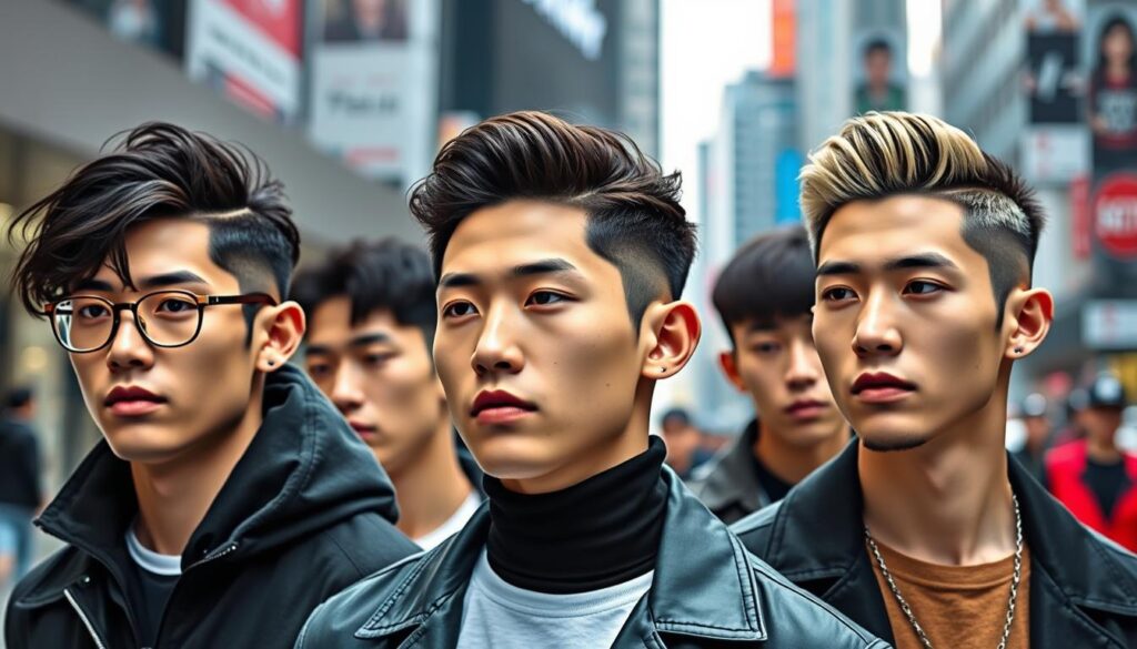 Stylish Korean haircuts