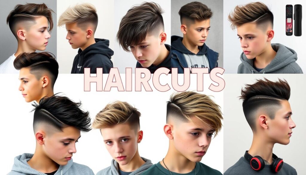 Teen boy hairstyle factors