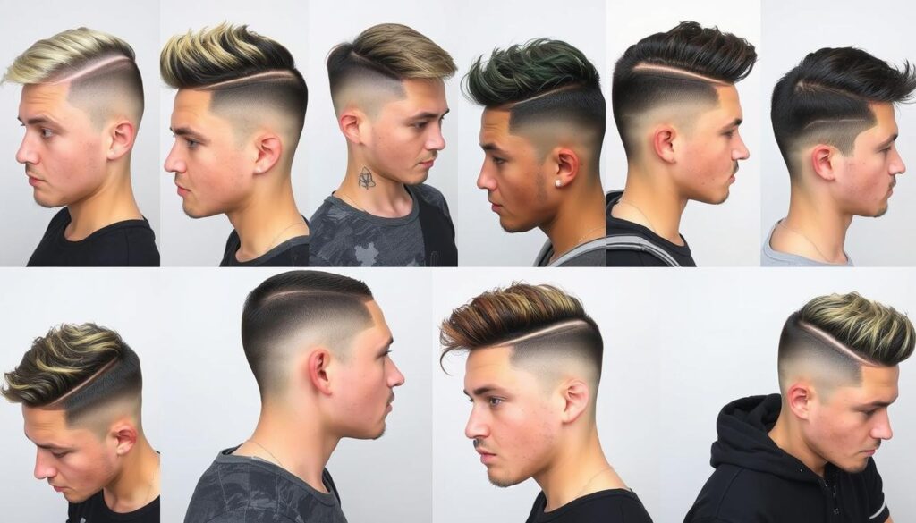 Undercut hairstyles for young men