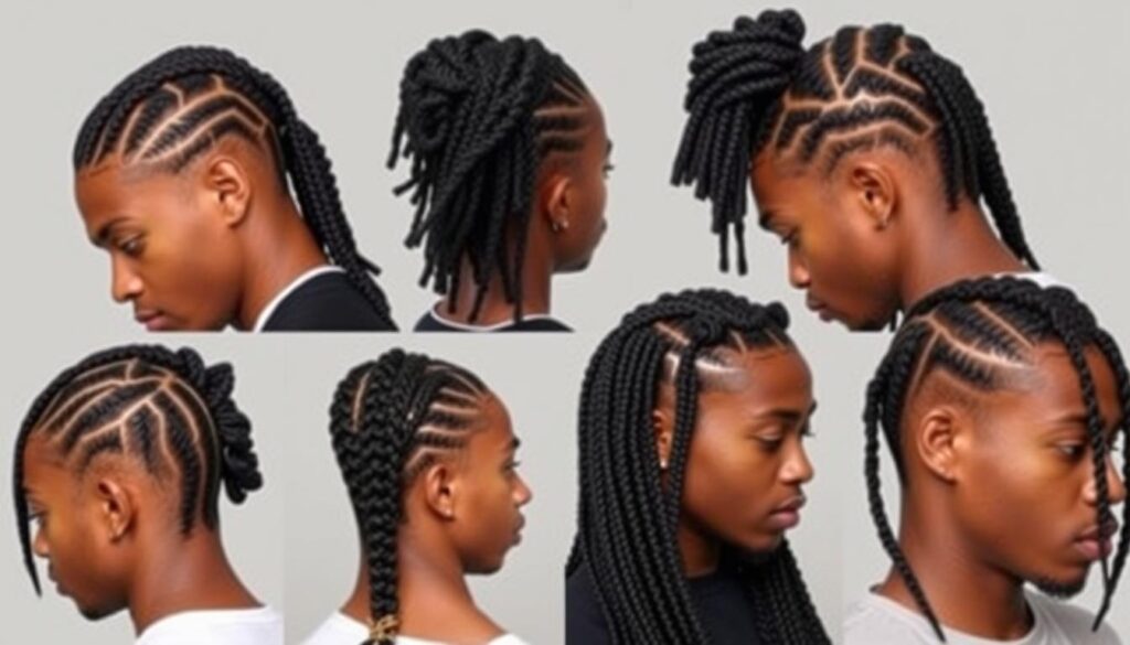 braided hairstyles for textured hair men