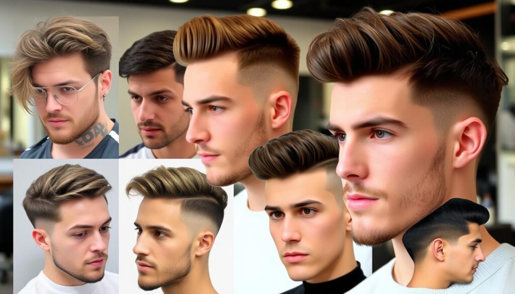 haircuts for round faces men