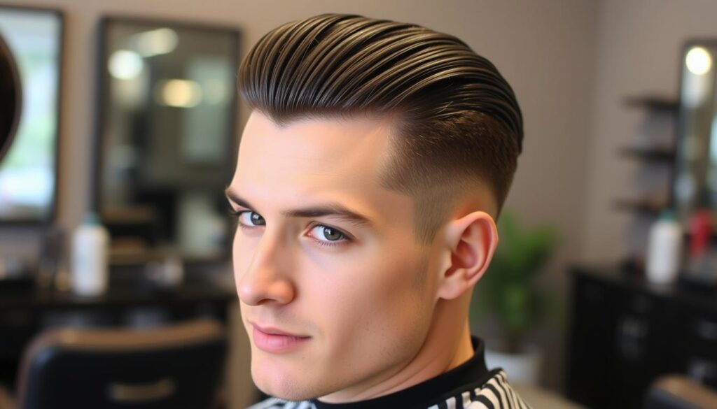 hairstyle oval face male