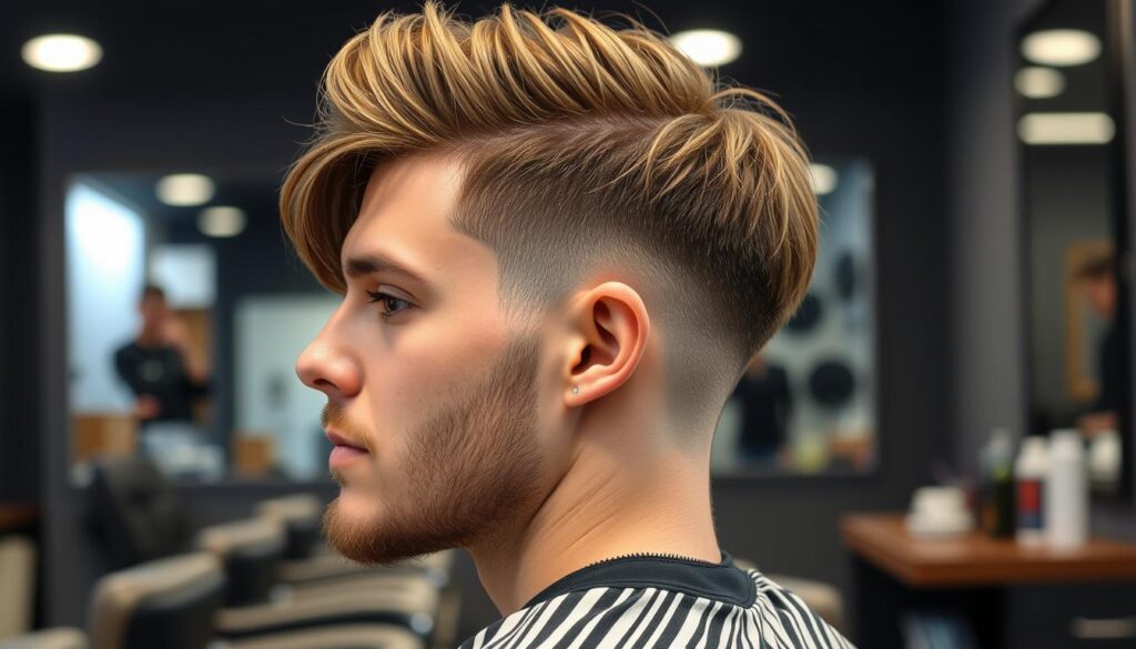 low fade haircut for men