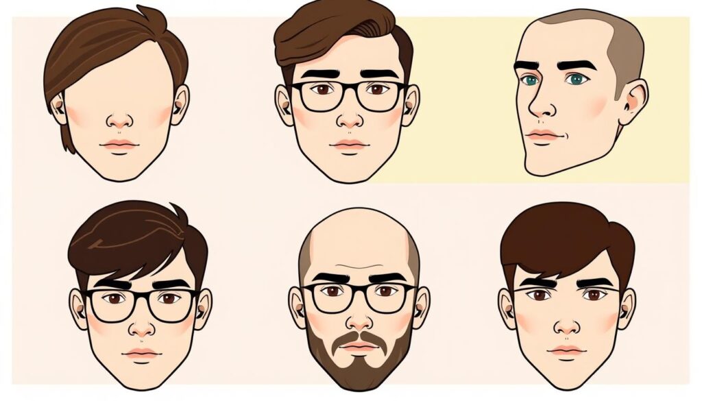 types of face shapes for men