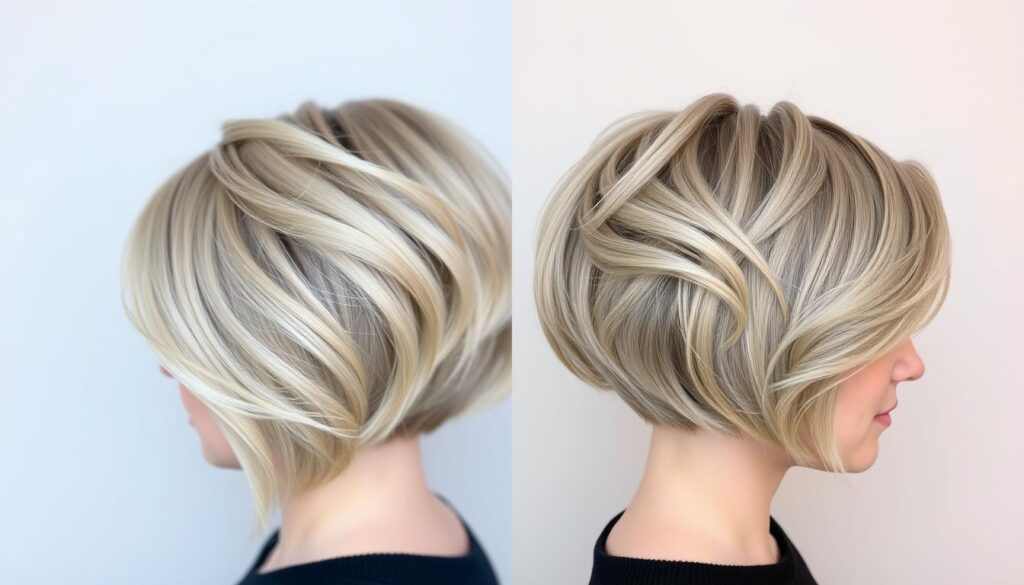 Textured bowl cut