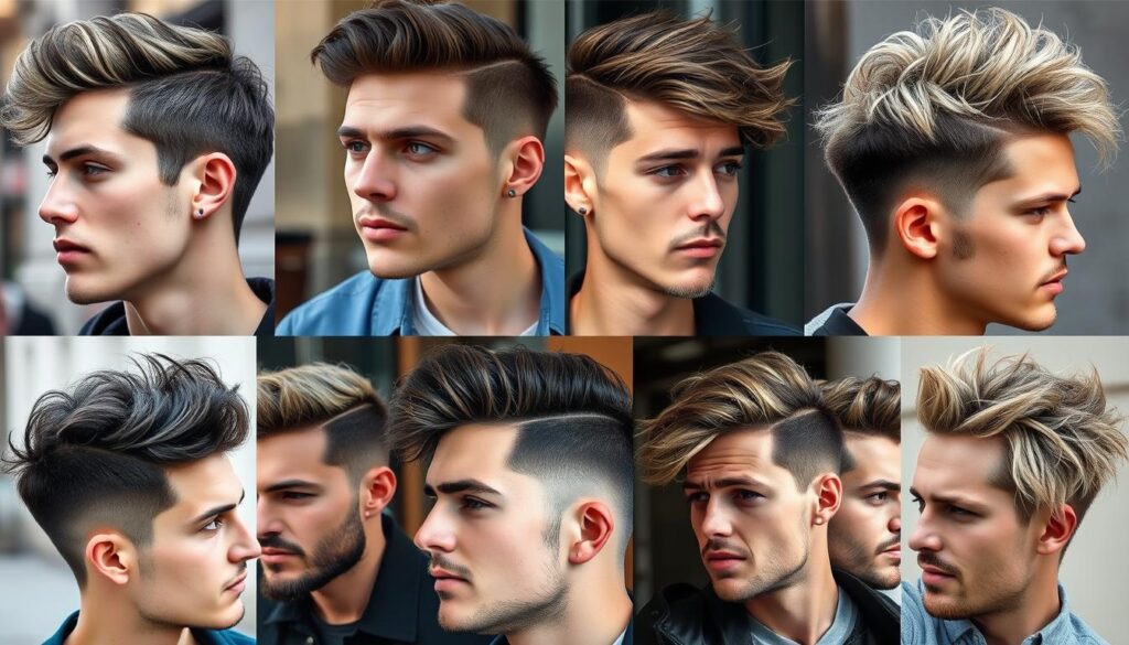 messy hairstyles men